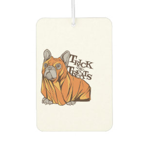 Halloween mops car air freshener