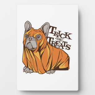 Halloween mops plaque