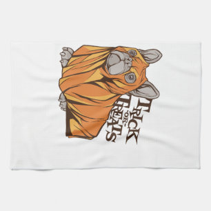 Halloween mops tea towel
