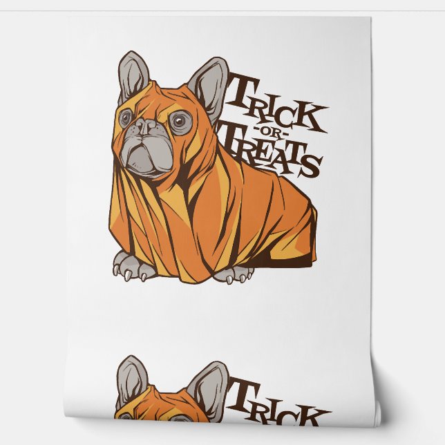 Halloween mops wallpaper (Unrolling)