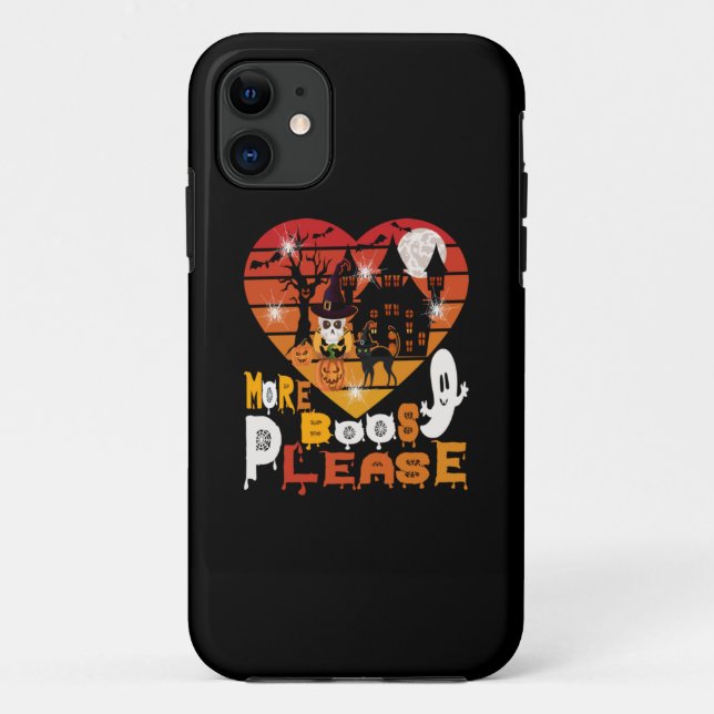 Halloween More Boos Please Case-Mate iPhone Case (Back)