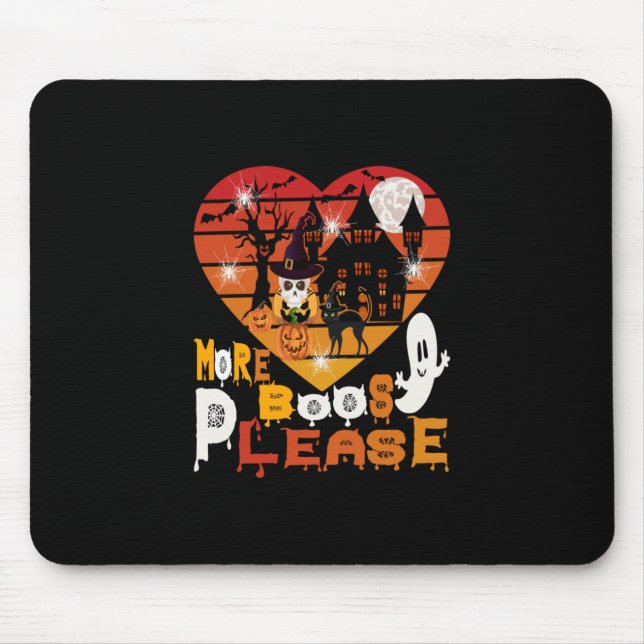 Halloween More Boos Please Mouse Mat (Front)