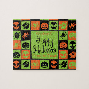 Halloween mosaic jigsaw puzzle