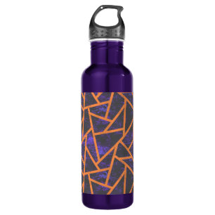 Halloween mosaic patttern 710 ml water bottle