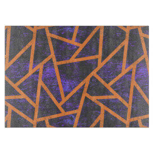 Halloween mosaic patttern cutting board