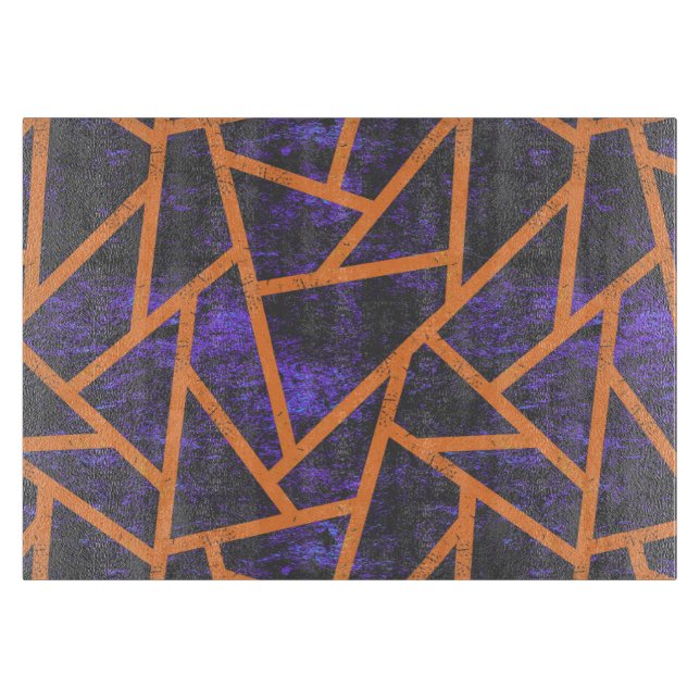 Halloween mosaic patttern cutting board (Front)