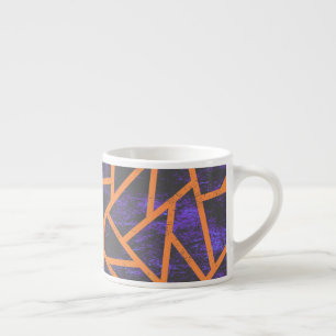 Halloween mosaic patttern espresso cup