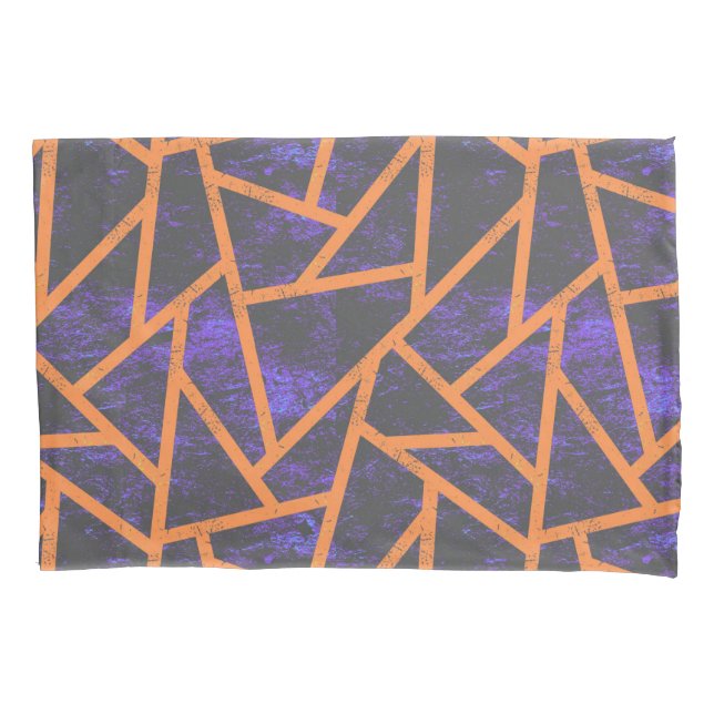 Halloween mosaic patttern pillowcase (Front)