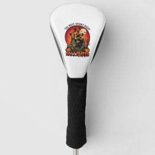 Halloween Most Spooky Night Haunted House Ghosts P Golf Head Cover