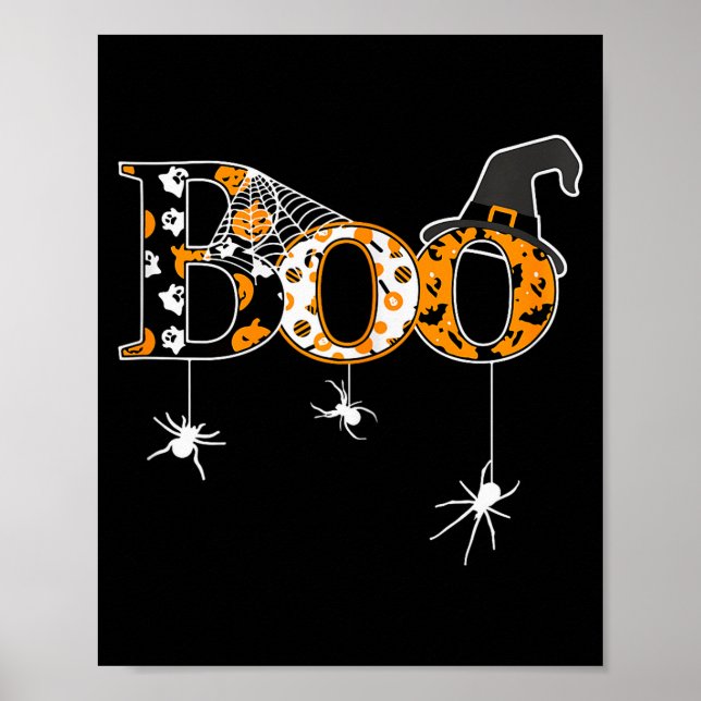 Halloween Motif - Boo  Poster (Front)