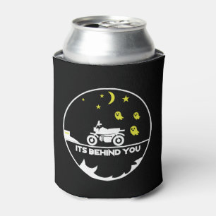 Halloween Motorbike Motorcycle Biker Gift Can Cooler