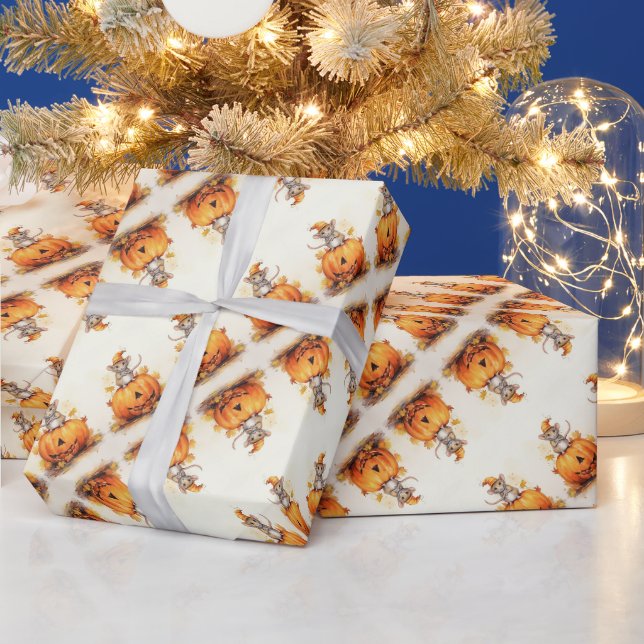 Halloween Mouse 6 Wrapping Paper (Holidays)