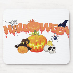 halloween mouse mat