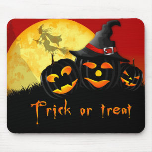 Halloween Mouse pad/Trick or Treat Mouse Mat