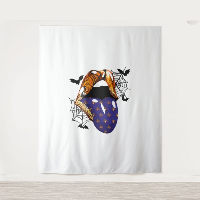 Halloween Mouth Tapestry (Front)