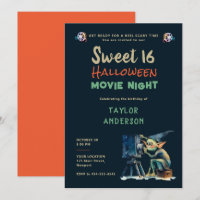 Halloween Movie Night Gremlin Character Sweet 16