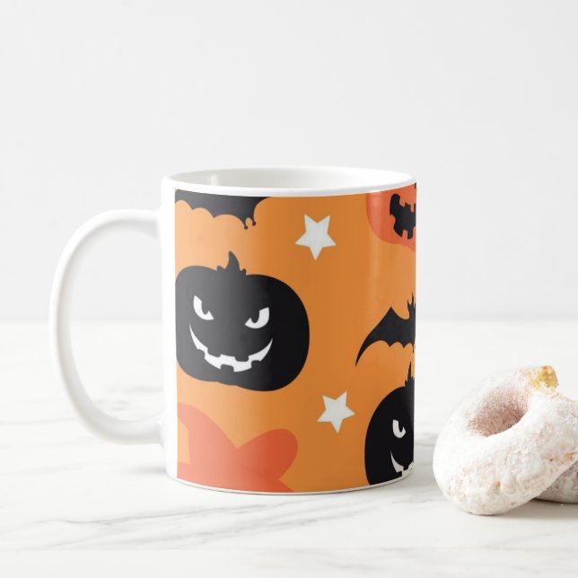 Halloween mug (With Donut)