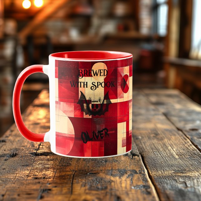 Halloween Mug - Spooky Bat Brewed with Spook (Creator Uploaded)
