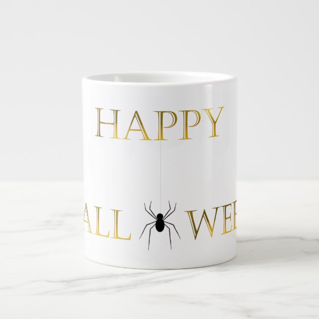Halloween mug with a spider (Front)