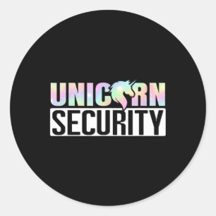 Halloween Mum Dad Daughter Adult Costume Unicorn S Classic Round Sticker
