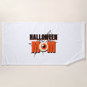 Halloween Mum - Halloween Costume Beach Towel