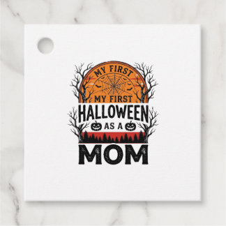 Halloween Mum My First Spooky Vintage_1 Favour Tags