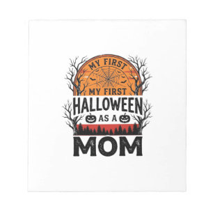 Halloween Mum My First Spooky Vintage_1 Notepad