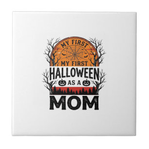 Halloween Mum My First Spooky Vintage_1 Tile
