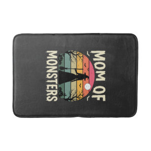 Halloween Mum Of Monsters Witch Sunset Bath Mat