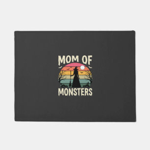 Halloween Mum Of Monsters Witch Sunset Doormat