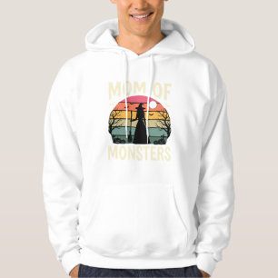 Halloween Mum Of Monsters Witch Sunset Hoodie