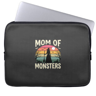 Halloween Mum Of Monsters Witch Sunset Laptop Sleeve