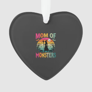 Halloween Mum of Monsters Witch Sunset Ornament