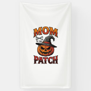 Halloween Mum Shirt Pumpkin Bones Vintage Art_1 Banner