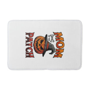Halloween Mum Shirt Pumpkin Bones Vintage Art_1 Bath Mat