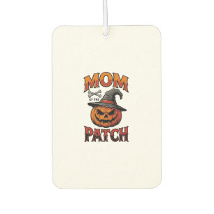 Halloween Mum Shirt Pumpkin Bones Vintage Art_1 Car Air Freshener