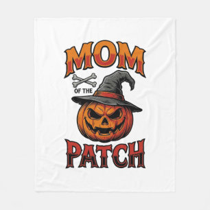 Halloween Mum Shirt Pumpkin Bones Vintage Art_1 Fleece Blanket