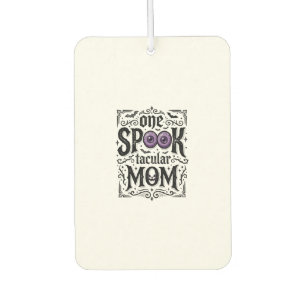 Halloween Mum Spooky Vintage Engraving Shirt Desig Car Air Freshener