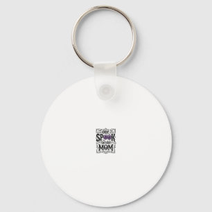 Halloween Mum Spooky Vintage Engraving Shirt Desig Key Ring