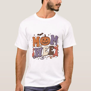 Halloween Mum Sweet Pumpkin Vintage Shirt Design_1
