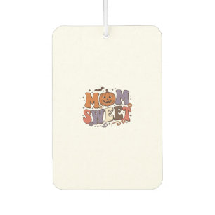 Halloween Mum Sweet Pumpkin Vintage Shirt Design_1 Car Air Freshener