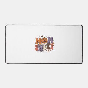 Halloween Mum Sweet Pumpkin Vintage Shirt Design_1 Desk Mat