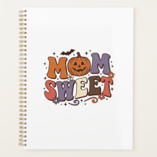 Halloween Mum Sweet Pumpkin Vintage Shirt Design_1 Planner
