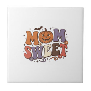 Halloween Mum Sweet Pumpkin Vintage Shirt Design_1 Tile