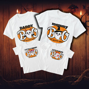 Halloween Mummy Boo Devil Family Matching T-Shirt
