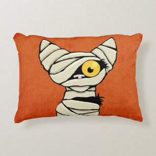 Halloween Mummy Cat Decorative Cushion