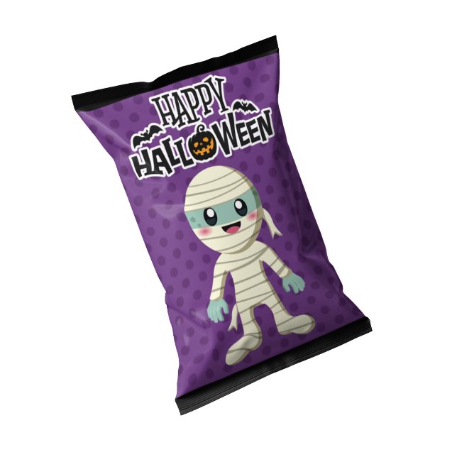 Halloween Mummy Chip Bag Wrappers Party Favours Notepad (Halloween Party Favor Chip Bag Wrapper Mummy)