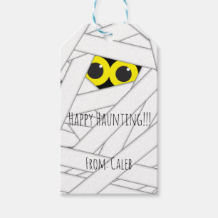 Halloween Mummy Costume Birthday Party Favour Gift Tags