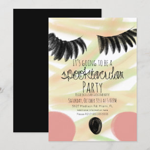 Halloween Mummy Costume Party Doodle Invitation