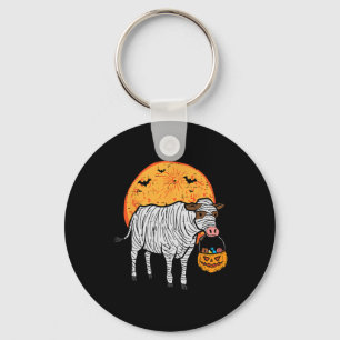 Halloween Mummy Cow Trick Treat Farm Costume Boys  Key Ring